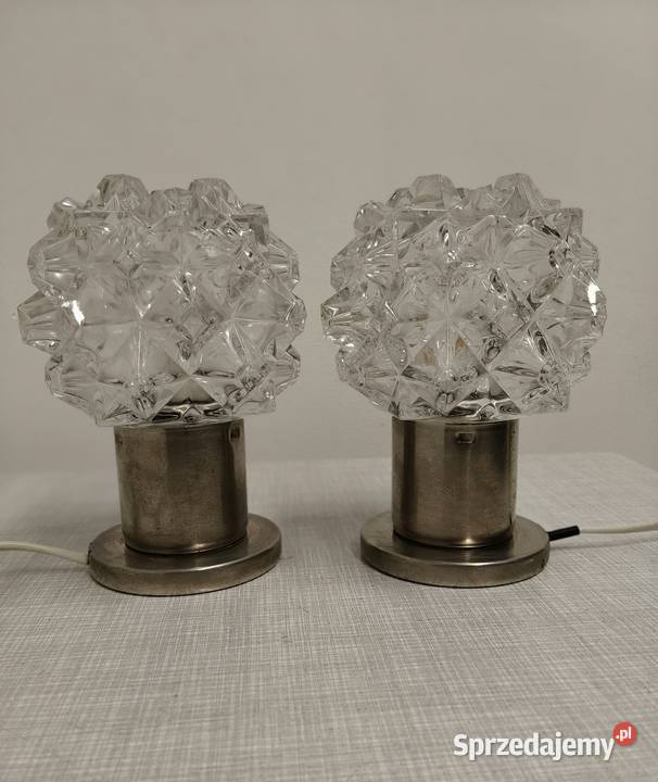 lampka nocna kinkiet Jeżyk Czechosłowacja lata