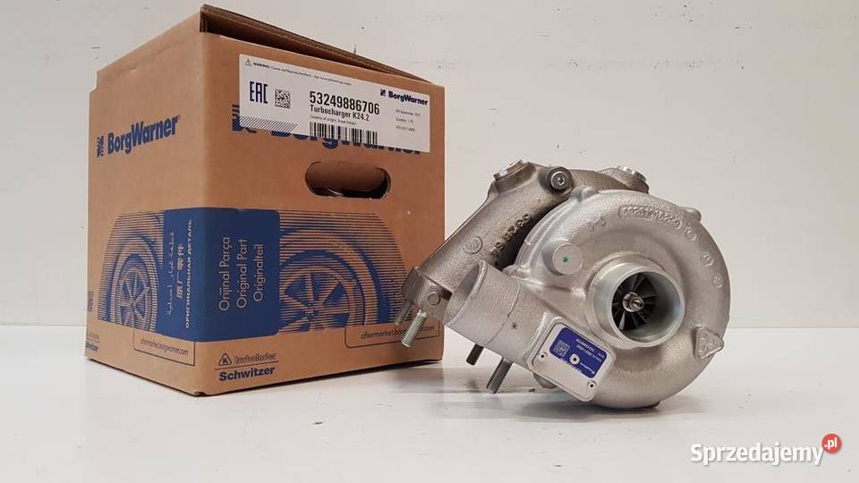 Nowa turbosprężarka BorgWarner KKK 53249886706 ciężarowe Siedlce