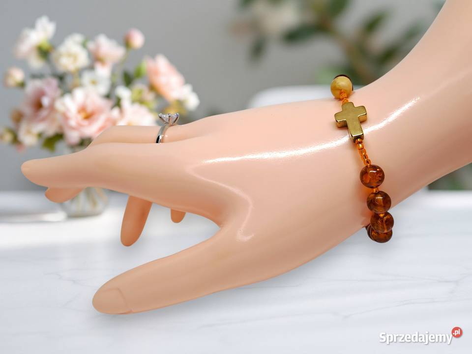 Bransoletka różaniec dziesiątka różańca z mazowieckie Warszawa