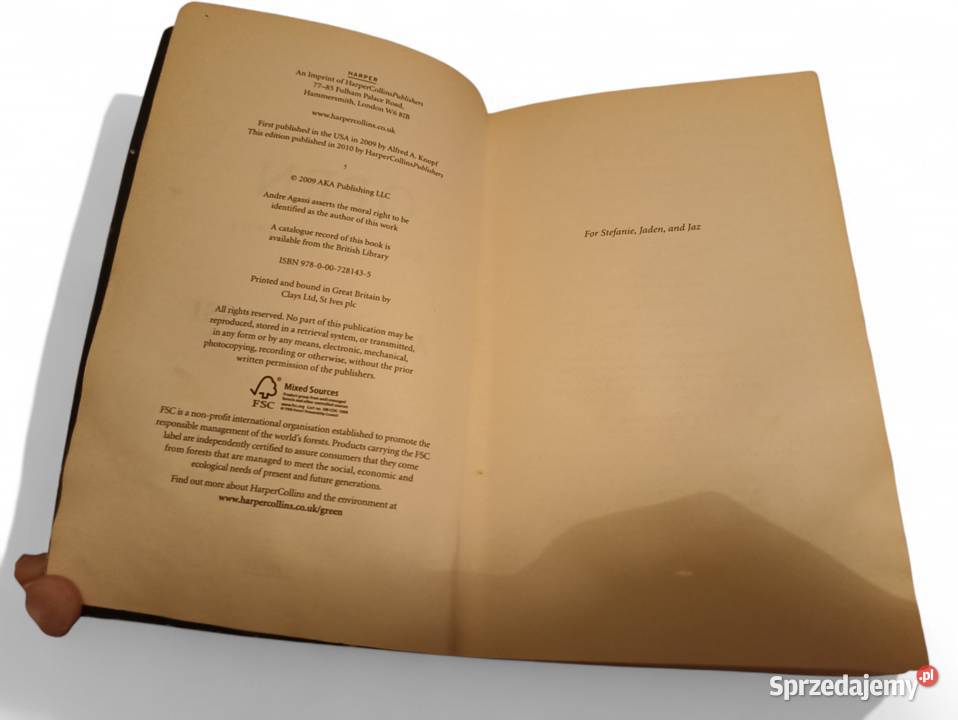 Andre Agassi Open An Autobiography wyd Alfred A Kraków