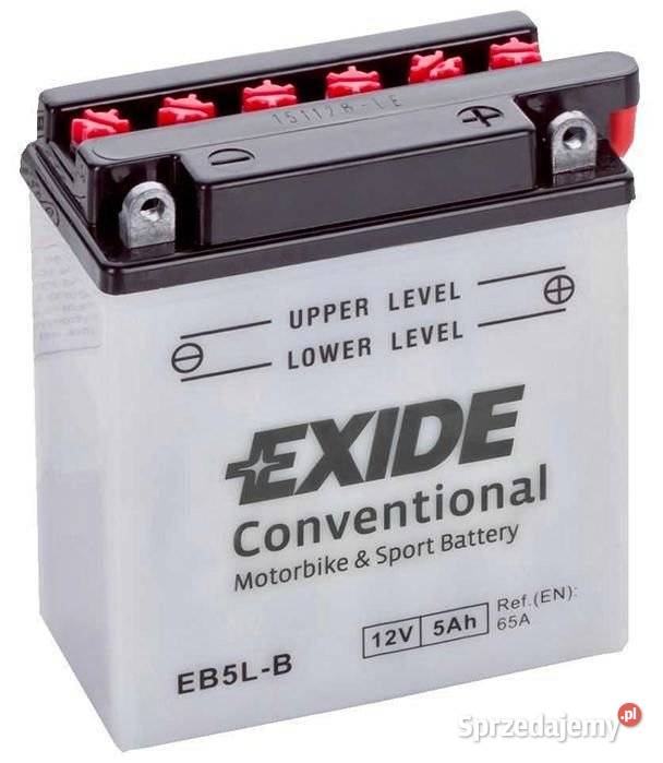 Akumulator motocyklowy EXIDE EB5LB YB5LB 12V 5Ah Kalisz