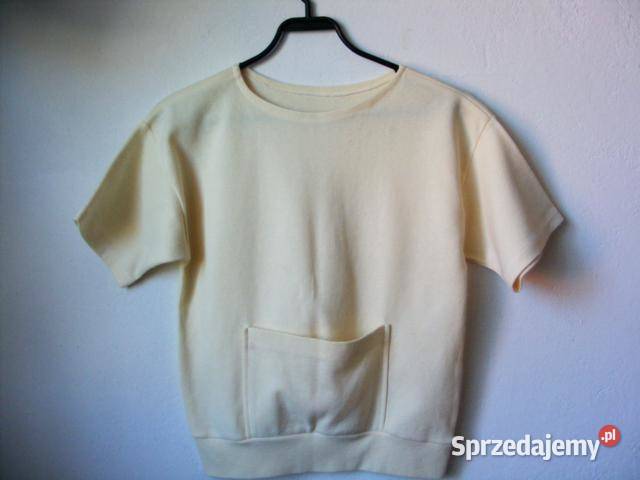 Bluzeczka liliowa ecri czarna R 38 40 Oborniki Śląskie