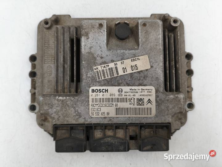 Sterownik Silnika Peugeot 206 14 HDI 9653202580 osobowe Wyszków