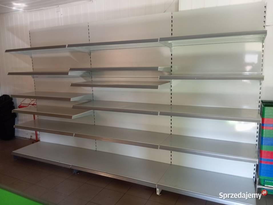 Regały metalowe sklepowe Drelów