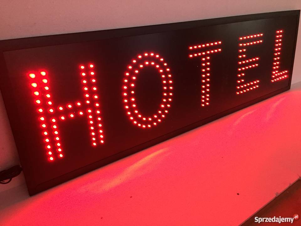 Reklama diodowa HOTEL 135x40 zewnętrzna mazowieckie Pomiechówek