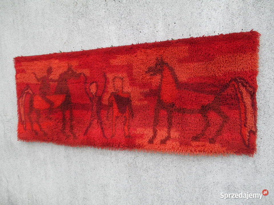 Dywankilim Rya rug Szwecja lat 60 Lublin