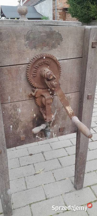 Maselnicę zabytkowa Centyfuga Głodno