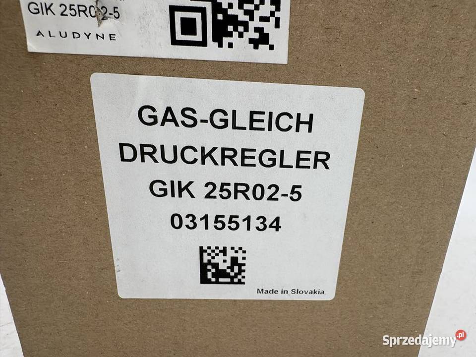 Kromschroder GIK 25R025 03155134 Control Valve mazowieckie Warszawa sprzedam