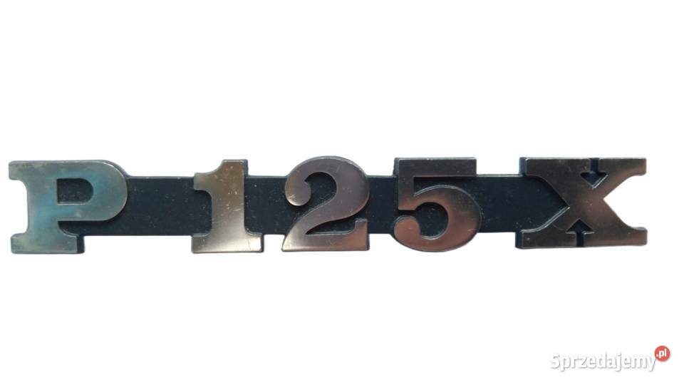 EMBLEMAT ZNACZEK PIAGGIO VESPA P125X P125 X Części i akcesoria motocyklowe Bielsk Podlaski