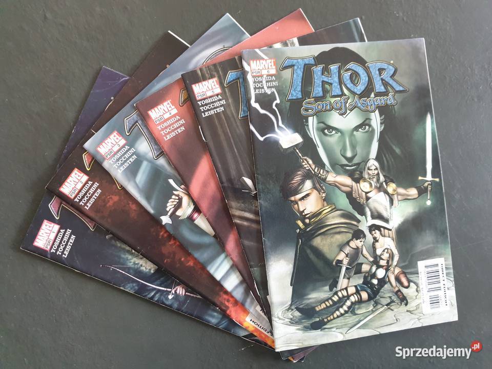 Thor Son Of Asgard 6 komiksów Marvel USA Gdynia