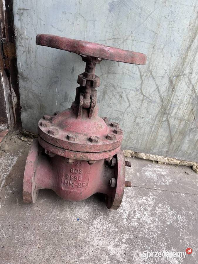 Zawór zaporowy zasuwa klinowa DN 80 Śmigiel