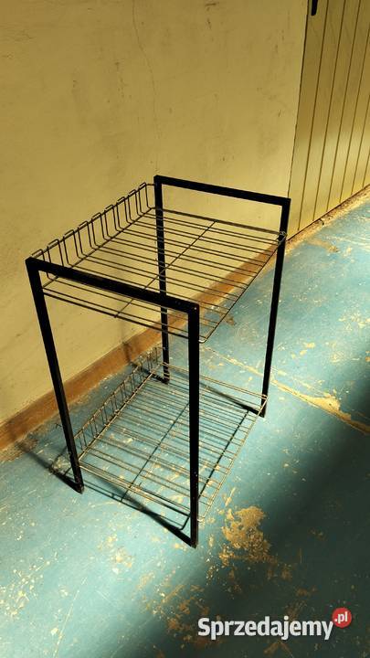 Kwietnik metalowy stolik ażurowy pod