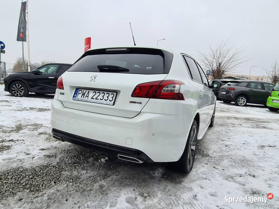 Peugeot 308 GTLine Naci 2xPDC Full Led Półskóry Zarejestrowany w Polsce Wągrowiec