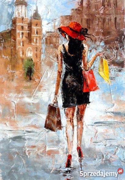 Obraz olejny 40x60 Warszawa