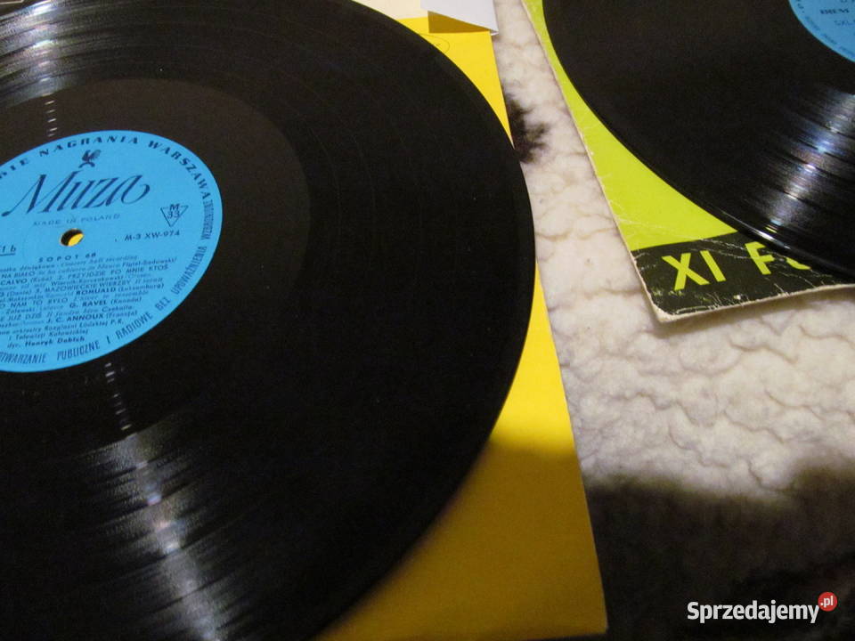 Płyty winylowezestaw 41 Wojnicki Grunwald Sopot