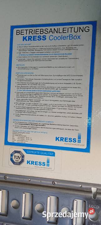 daf kontener izoterma chłodnia 18 palet 740 NOWY automatyczna Nowe Iganie