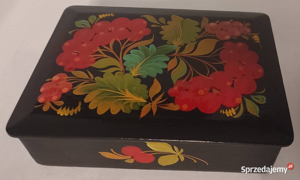 Pudełko ozdobne ZSRR CCCP Rosja PRL vintage old Warszawa