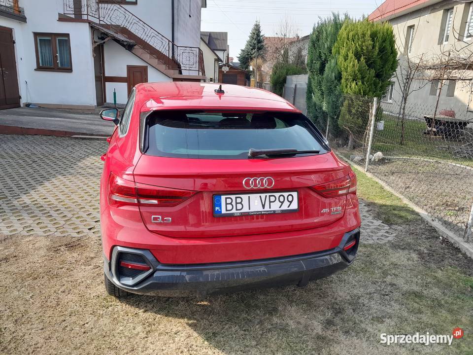 Audi Q3 20 TFSI 245 rocznik 2021 24 przebiegu SUV Bielsk Podlaski