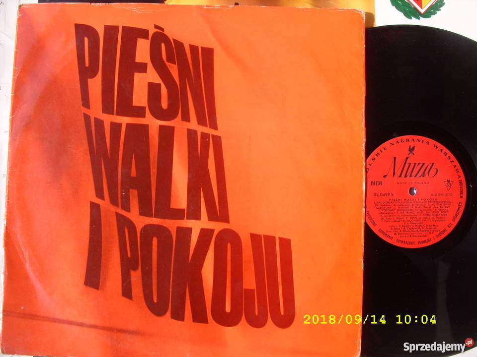 LP folk PIESNI WALKI I POKOJU dolnośląskie Wołów