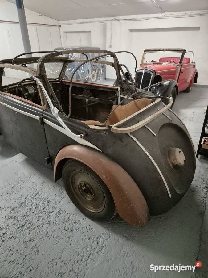DKW F8 Cabrio Niemiec płakał mu zabierali 1939 700cm3 mazowieckie Warszawa