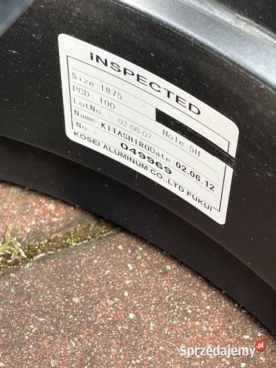 Felgi 18 5x100 Kosei RT Racer Subaru JDM Świdnik