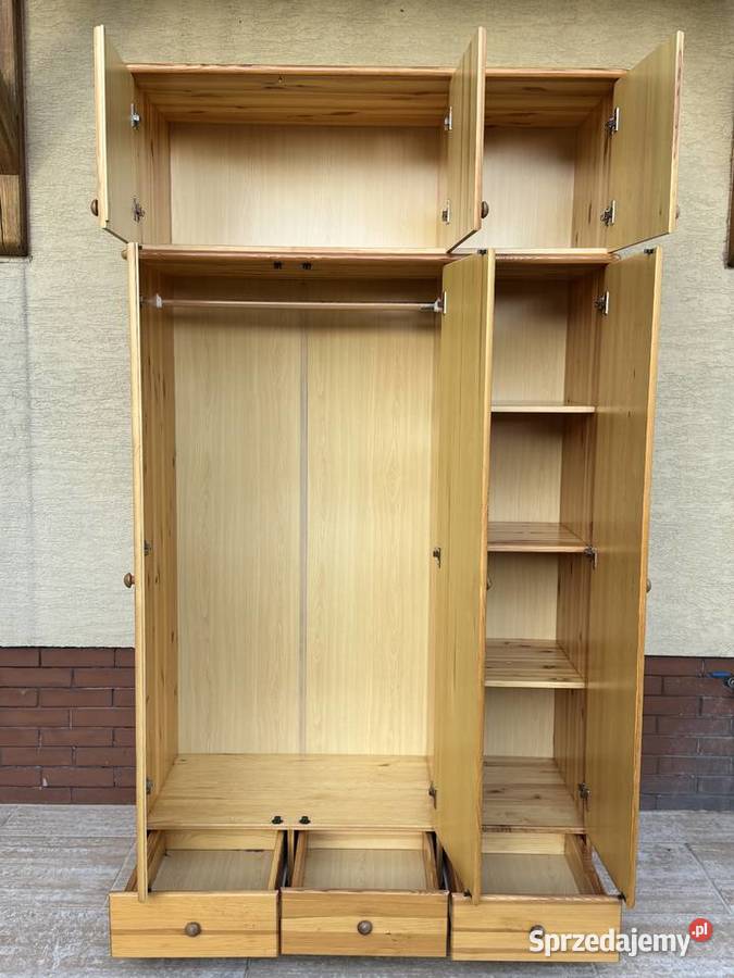 Szafa 3 drzwiowa z nadstawką garderoba Garwolin sprzedam