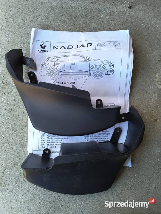 RENAULT KADJAR ORYGINALNE CHLAPACZE PRZÓD Wieliczka