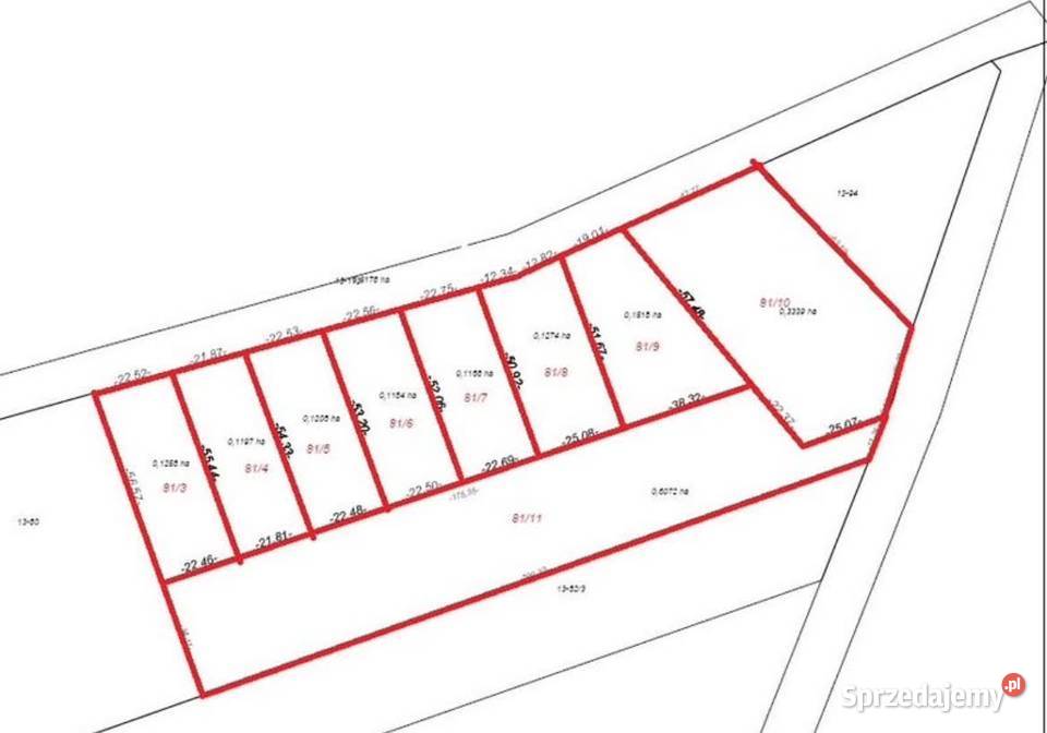 7 x 12 arów Działka Budowlana MAKOWISKA MPZP MN Sosnowiec