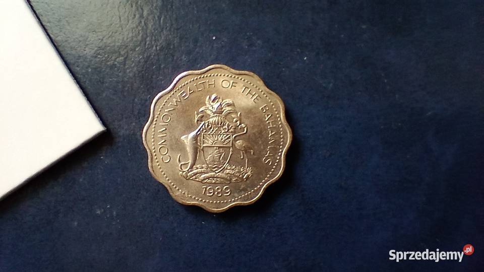 Stare monety 10 cent 1989 Bahamy Lesko