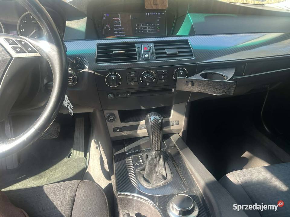 BMW E60 525i 25 177 LPG Zadbany Bogate benzyna+LPG Warszawa sprzedam