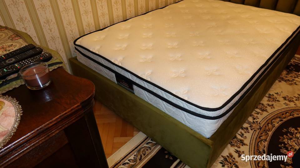 ŁÓŻKO TAPICEROWANE 140x200 Pojemnik Materac 9 Ziębice sprzedam