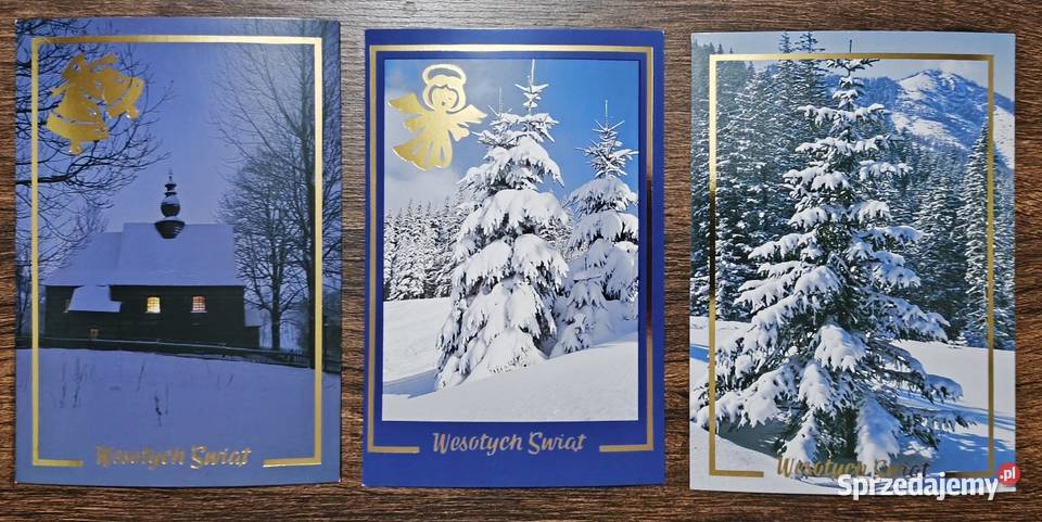 Pocztówki świąteczne Boże Narodzenie Warszawa