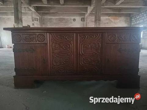 Drewniana Komoda z nadstawką