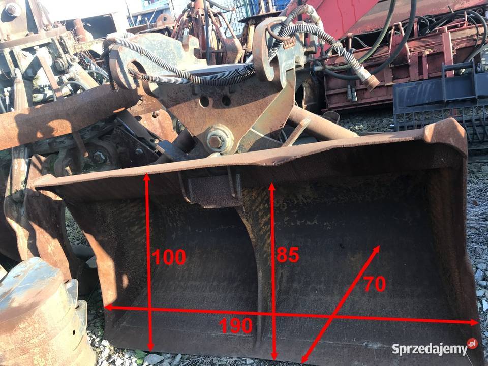 Łyżka skarpowa hydrauliczna 190 2 m Verachtert Kraków