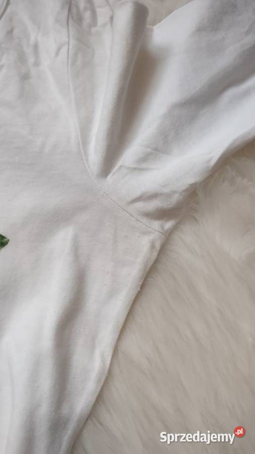 Bluzka damska z roślinnym nadrukiem SM bpc Olkusz sprzedam