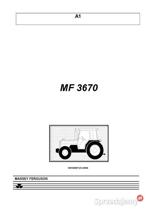 MF 24 Massey Ferguson Instrukcja katalog napraw Szamotuły