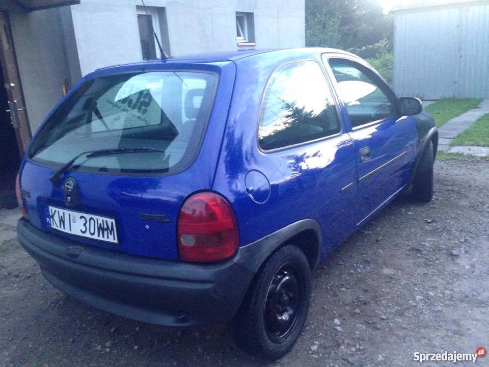 Opel corsa b tanio niebieski Corsa małopolskie Wieliczka