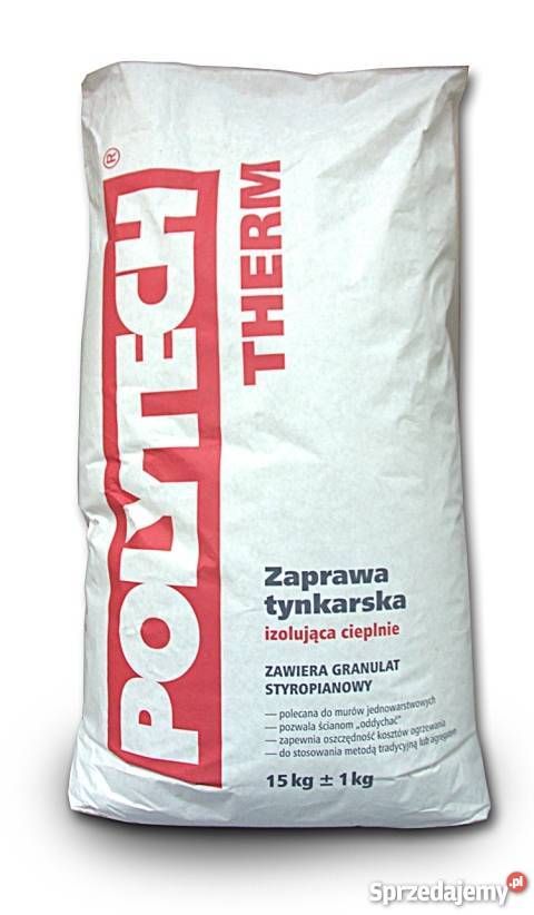 Zaprawa tynkarska Polytech Therm izolująca ciepl małopolskie Bochnia