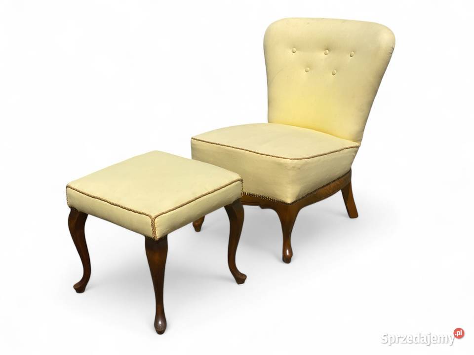 Fotel koktajlowy w stylu ludwikowskim z Gryfice