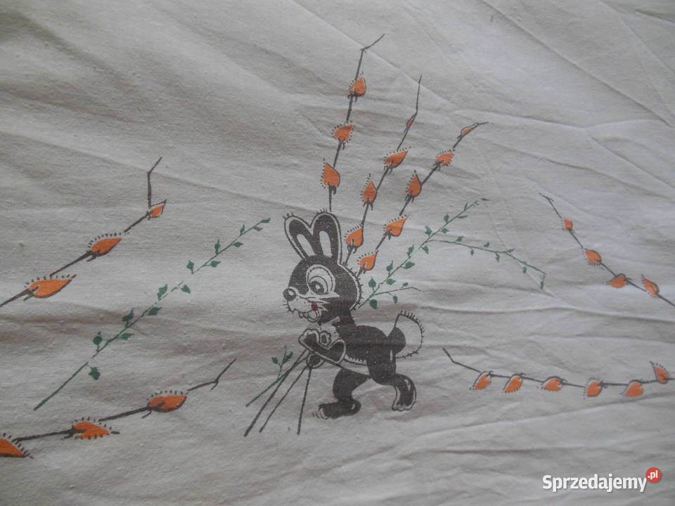 Bieżnik wielkanocny z kurczaczkami Obrusy i serwety Kielce