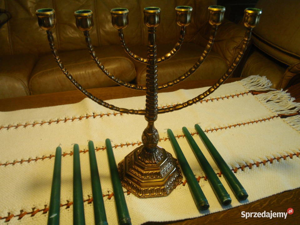 Swiecznik Menorah made in Sweden Kraków
