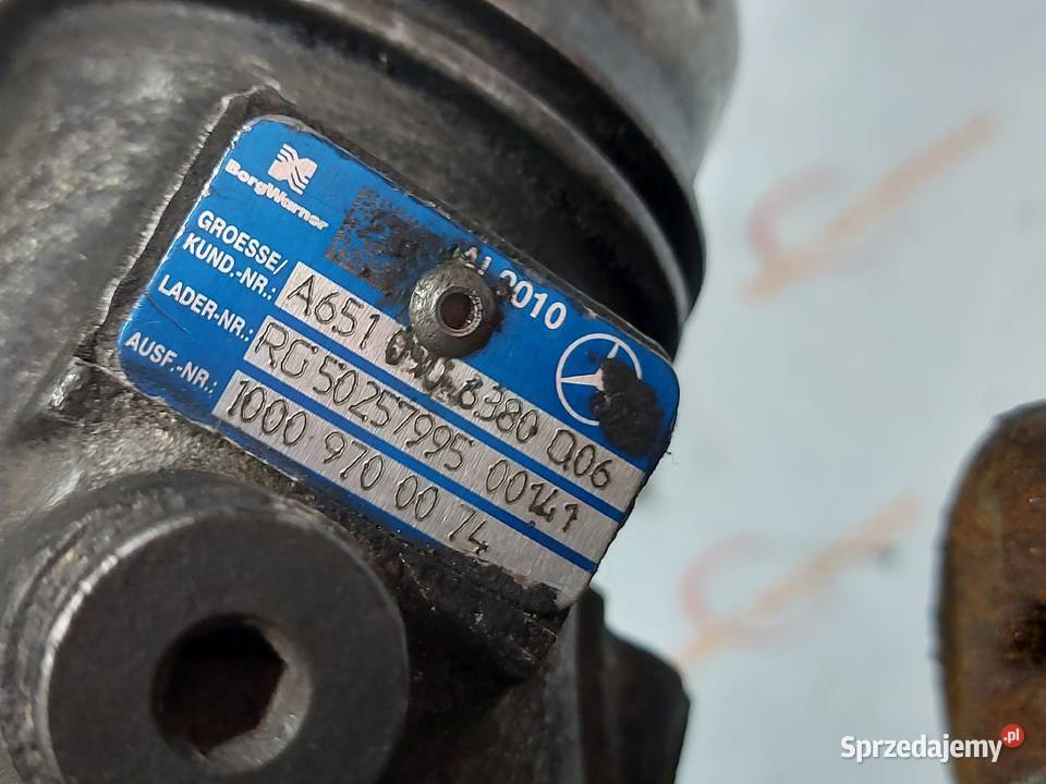 SPRINTER 22 CDI 651 651955 163 turbosprężarka świętokrzyskie