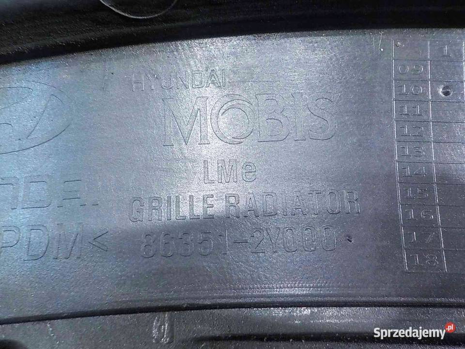 HYUNDAI ix35 12r 5D atrapa grill 863512Y000 Suków sprzedam