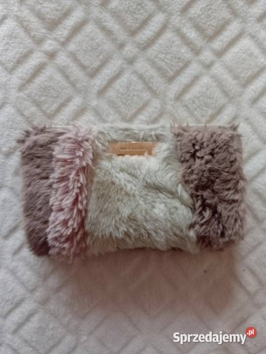 RIVER ISLAND Futrzany duży portfel damski z Dla kobiet Kraków