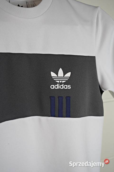 Tshirt koszulka biała Adidas czarny Warszawa