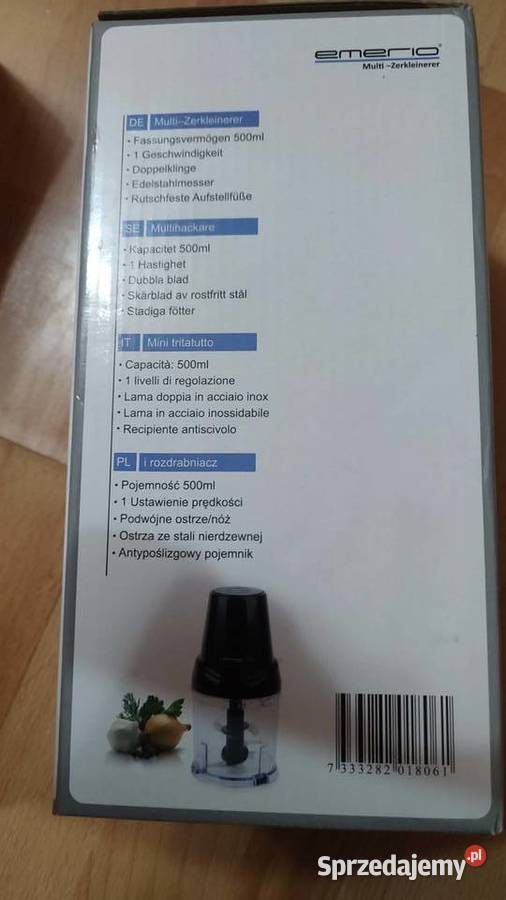 Siekacz rozdrabniacz do warzyw Emerio 132890 Książ Wielkopolski