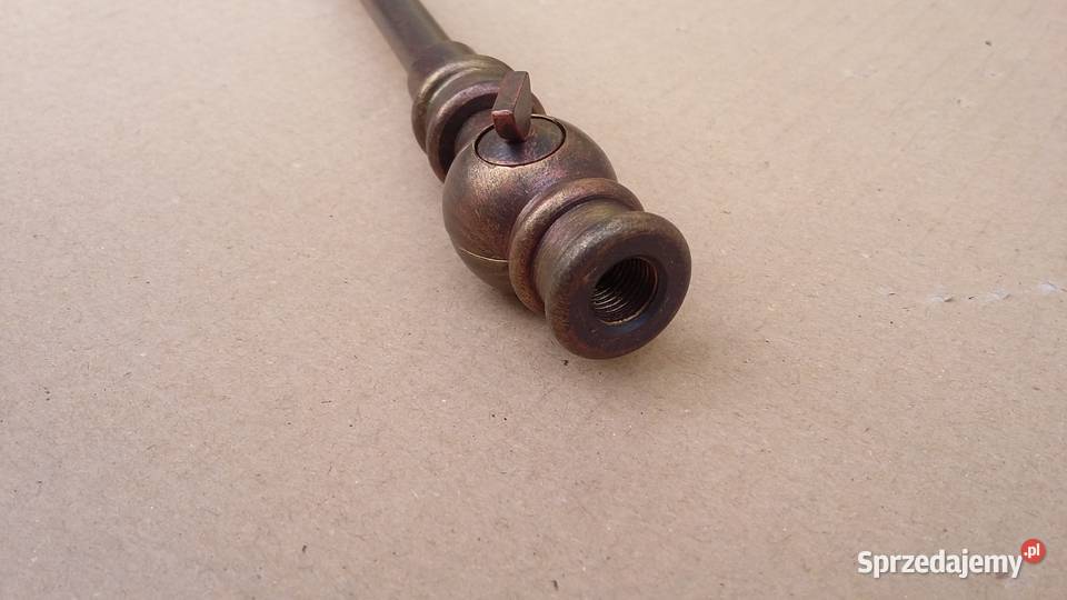 Rurka do lamp klasyczna BRĄZOWA WYSUWANA 675mm Warszawa