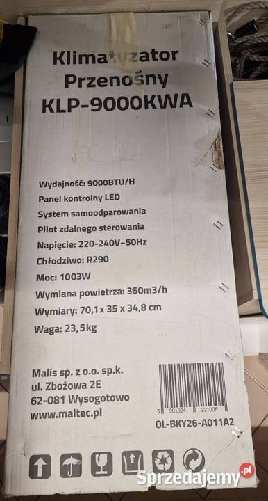 Klimatyzator klp900kwa