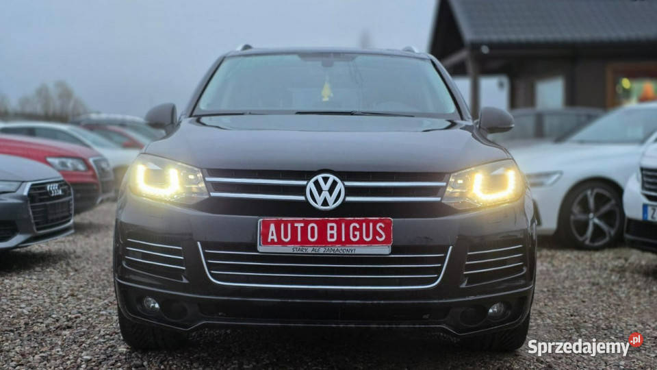 Volkswagen Touareg 4x4 ledy automat bixenon immobilizer Samochody osobowe Lębork