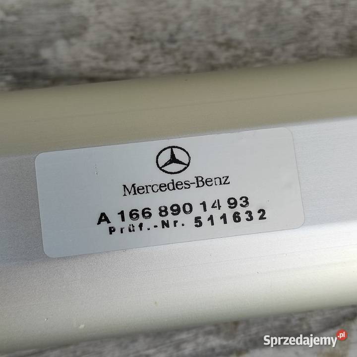 Mercedes GL 350 450 14 15 bagażnik bazowy